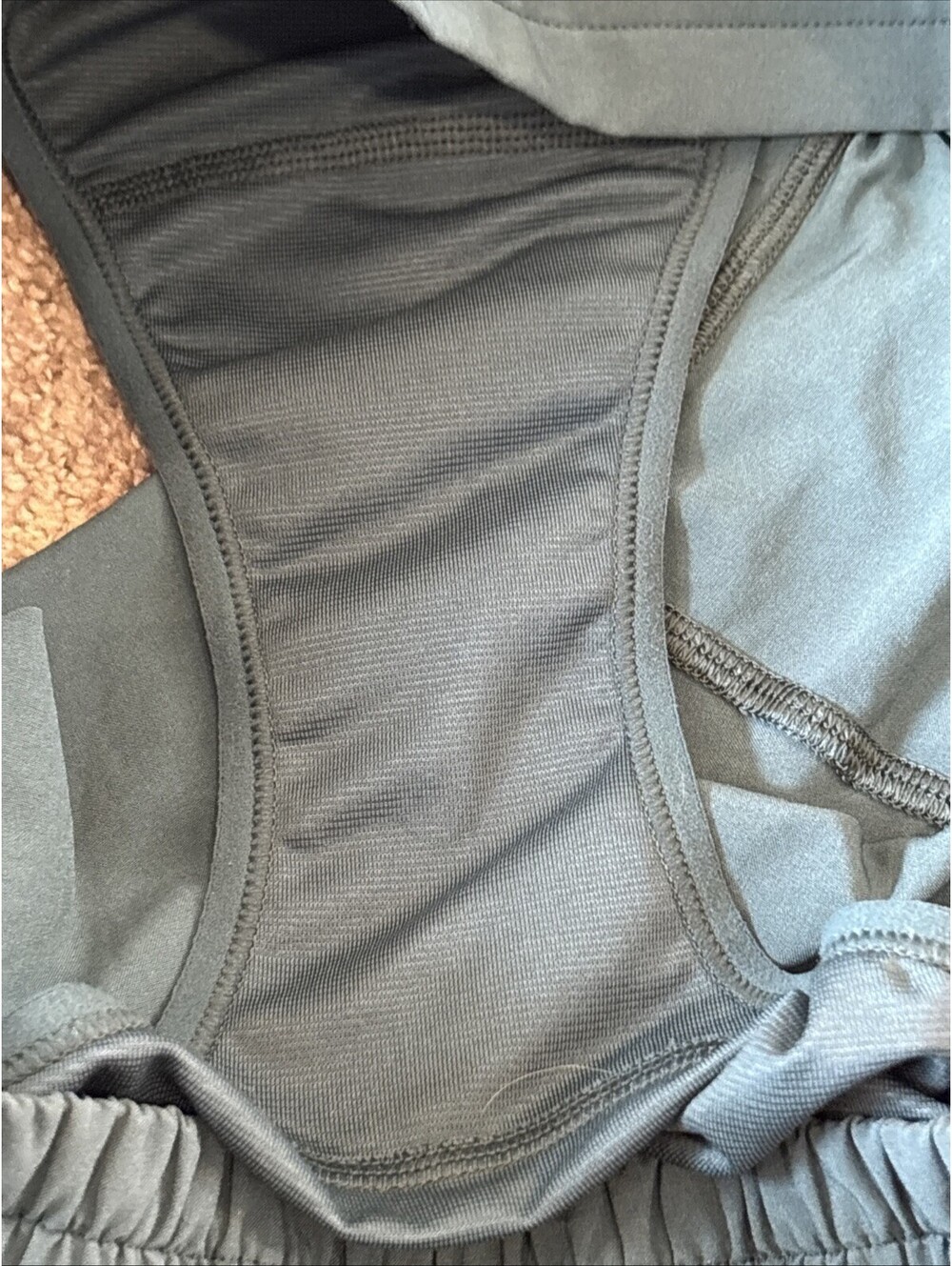 LULULEMON Hotty Hot High-Rise Short 4" in Sz 14 Teal Spellout - Picture 6 of 6